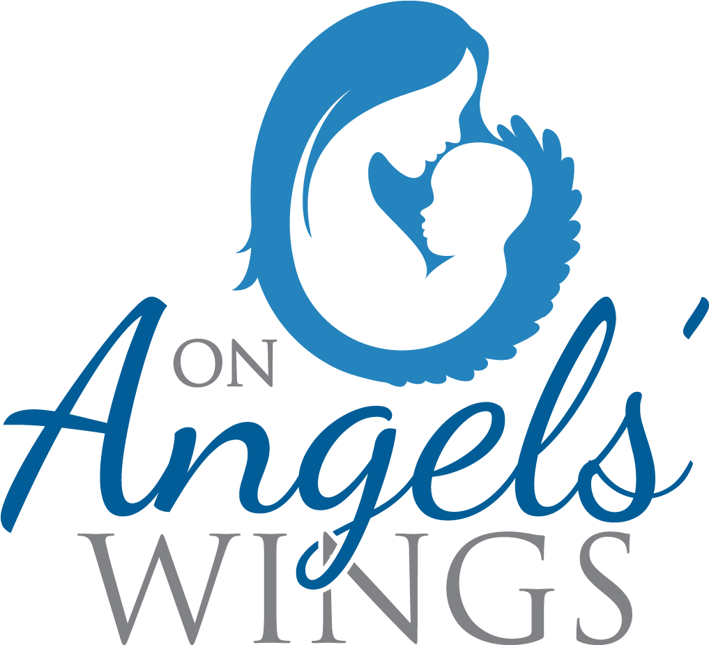 On Angel's Wings Logo - Aquarius Handwriting (1111x1008), Png Download
