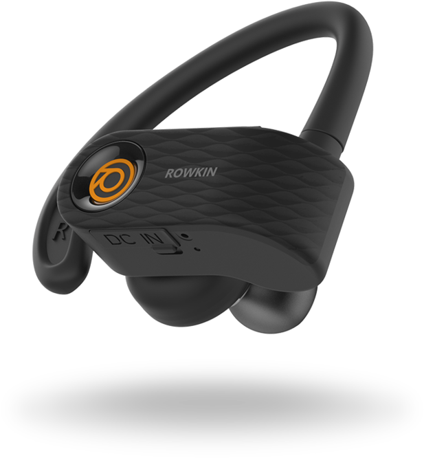 Rowkin Surge Product Gallery 2 - Rowkin Surge Bluetooth Wireless Earbuds (orange/black) (750x750), Png Download