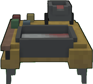 Crafting Metallic Cube Converter - Coffee Table (558x534), Png Download