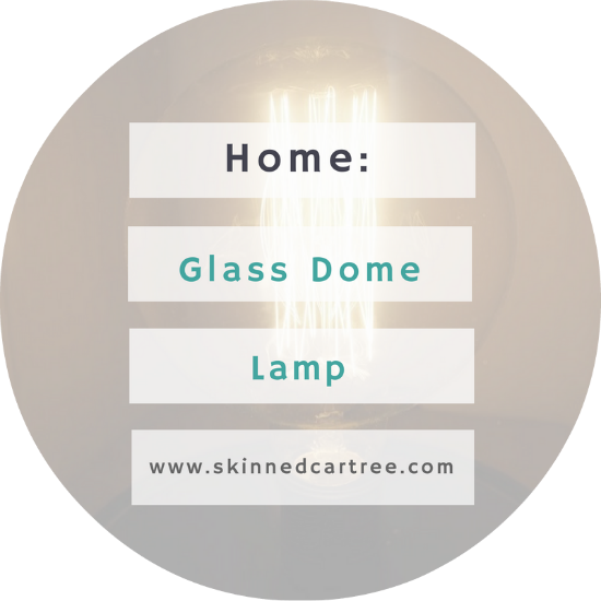 Glass Dome Lamp From Dandelion Interiors - Circle (550x550), Png Download