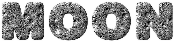 Moon Texture Effect - Silver (800x600), Png Download