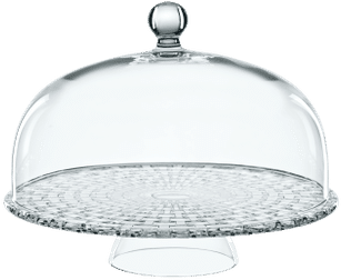 Nachtmann Bossa Nova Cake Plate With Dome - Nachtmann Bossa Nova Footed Cake Plate With Dome (350x350), Png Download