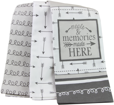Meals & Memories Towel Set - Emily Warne Meals & Memories Towel Set (453x430), Png Download