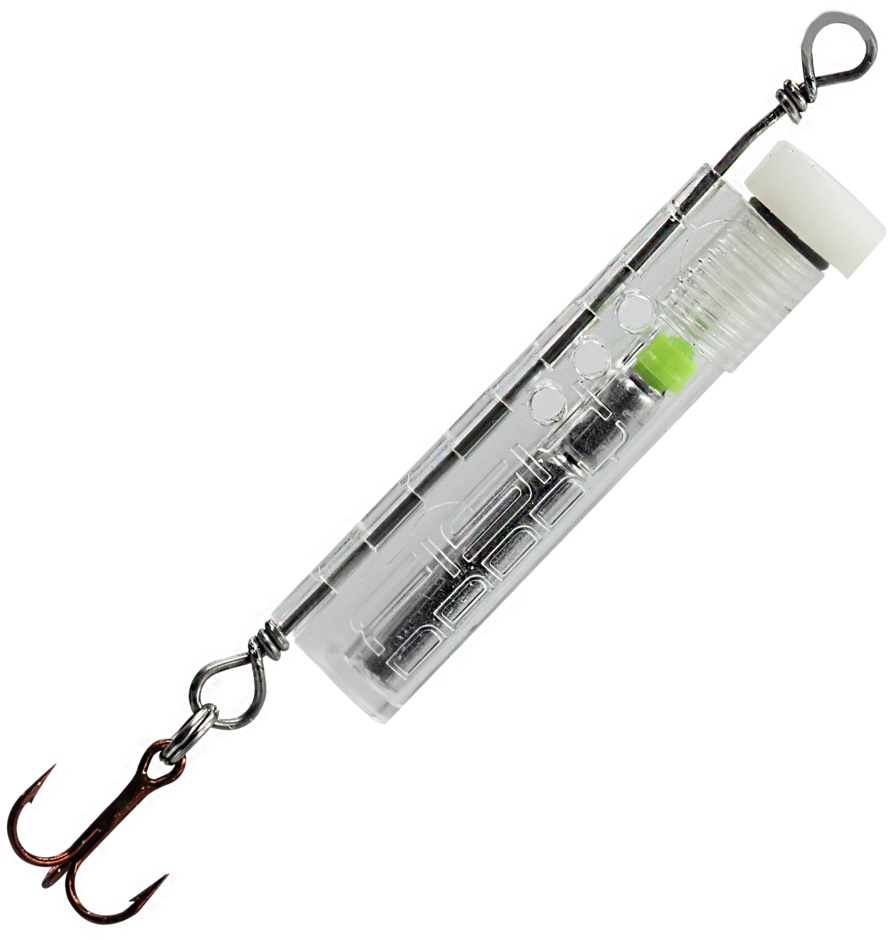 Jigging Spoon With Green Led And Vmc Treble Hook - Jigging (1400x1400), Png Download