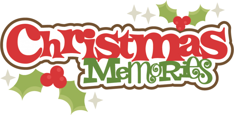 Large Christmas Memories Title - Christmas Memories (800x396), Png Download