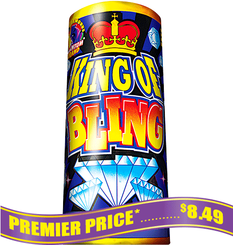 King Of Bling Fountain - Phantom Fireworks Firecrackers (500x500), Png Download