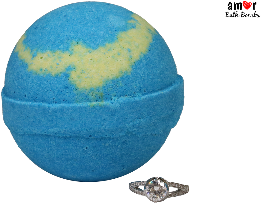 Vertigo Bath Bomb With Ring Inside - Bath Bomb (1100x733), Png Download