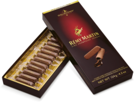 Rémy Martin Fine Champagne Cognac Liqueur Sticks - Goldkenn Remy Martin Liquor Sticks 124g (736x460), Png Download