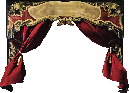 Stage Curtain Cut-out - Window Valance (600x762), Png Download