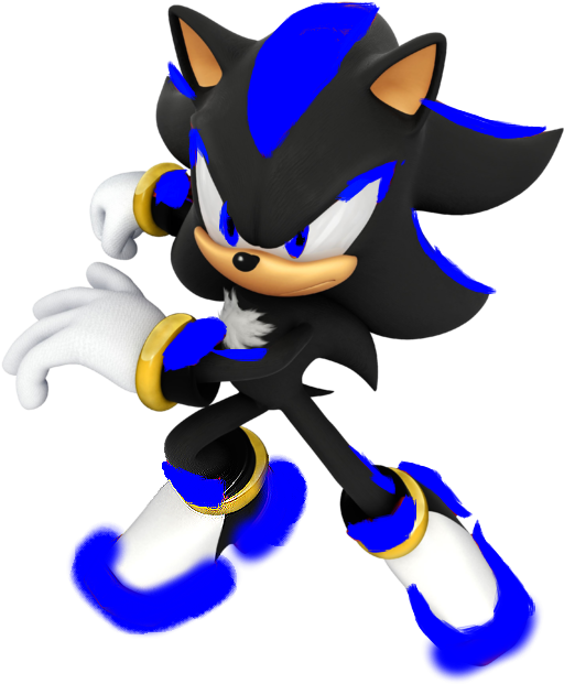 Ghost - Shadow The Hedgehog Shadow Android (540x642), Png Download