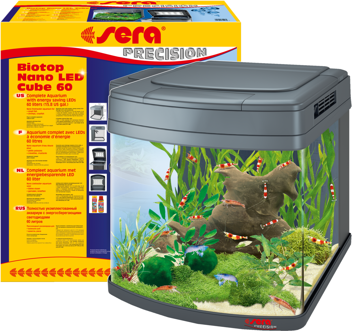 31106 Int Sera Biotop Nano Led Cube 60 Top - Sera Led Digital Dimmer (1280x1208), Png Download