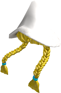 Dutch Hat With Braids - Dutch Hat With Braids Roblox (420x420), Png Download