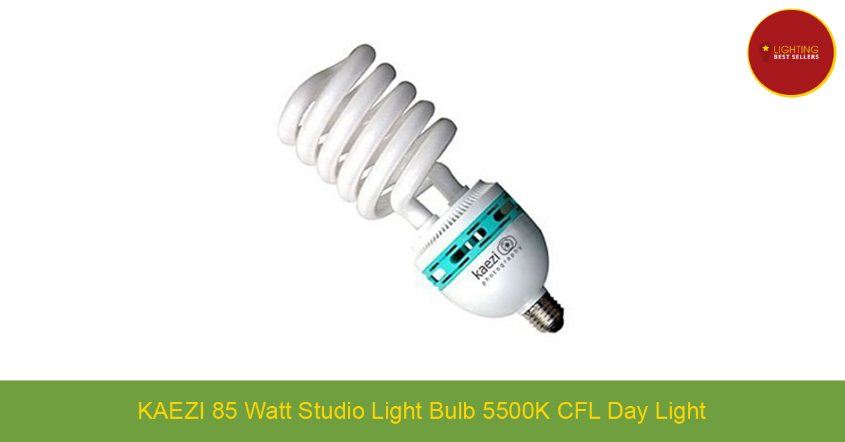 Kaezi 85 Watt Studio Light Bulb 5500k Cfl Day Light - Bulb Items (1200x628), Png Download