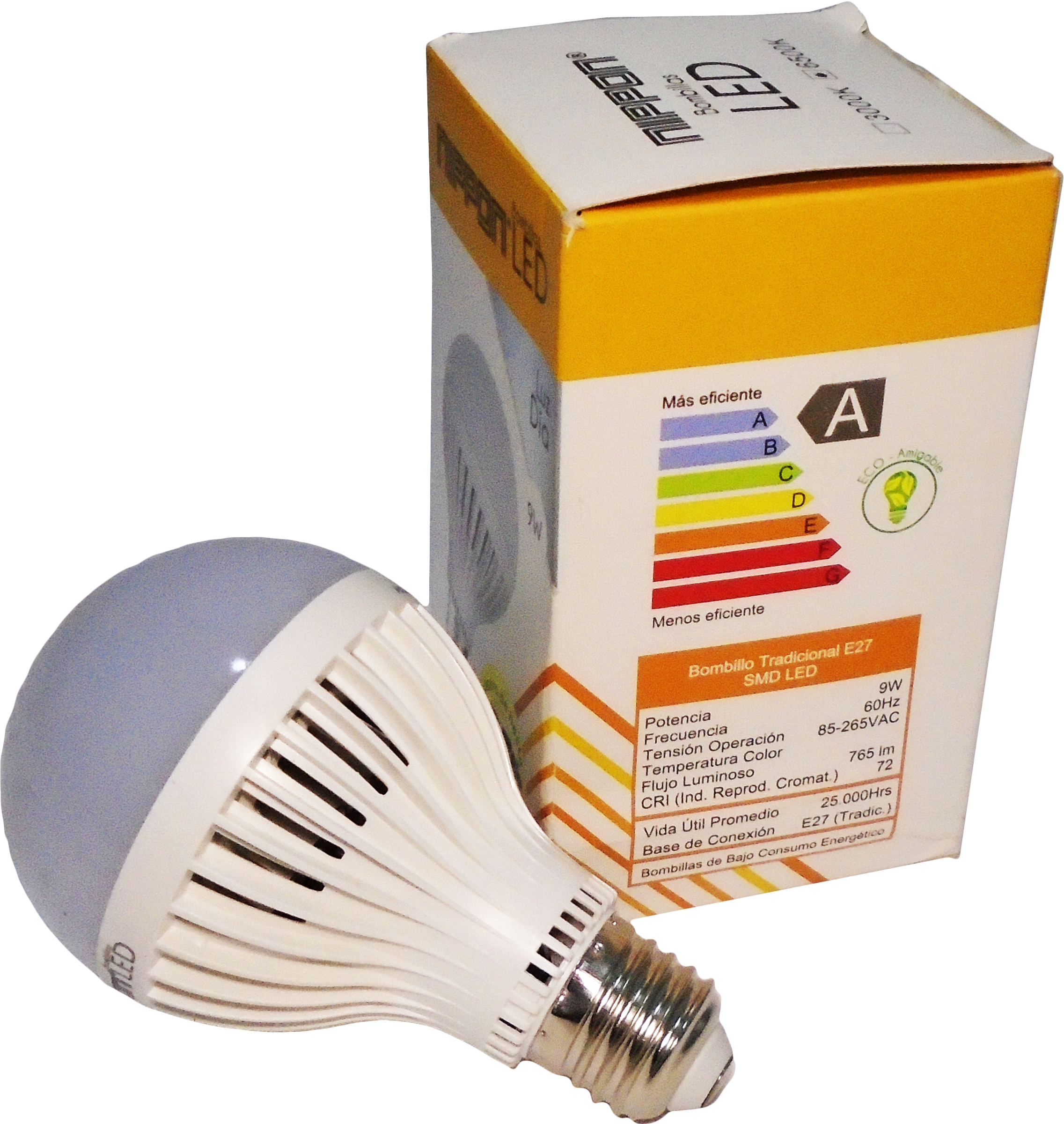 Bombillo Led 9 Watts - Compact Fluorescent Lamp (4608x3456), Png Download