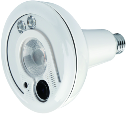 ¿bombilla Led Y Cámara De Seguridad Todo En Uno Eso - Sengled Snap Hd Security Camera Lightbulb 876745 (450x408), Png Download