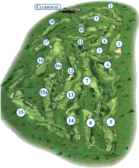 Set On 300 Acres Of Gently Rolling Sand Dunes, The - Barnbougle Dunes Course Guide (510x616), Png Download