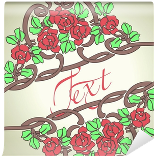 Color Ornate Floral Art Deco Vector Quad Banner Wall - Art Nouveau (400x400), Png Download