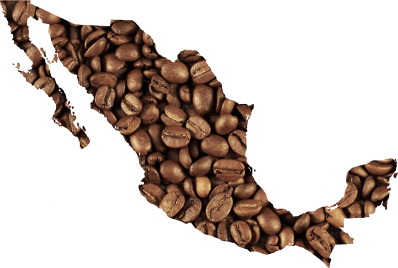 Nuestro House Blend Es Una Deliciosa Mezcla Mexicana - Mexico Mapa Solido (563x379), Png Download