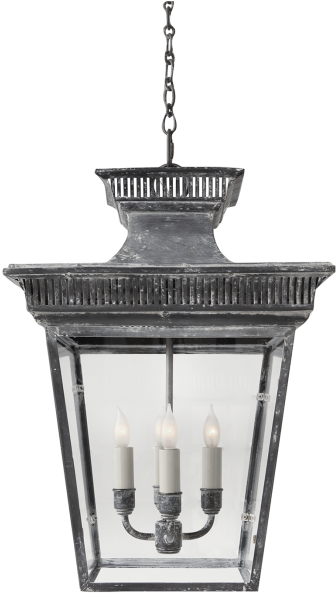 Elsinore Hanging Lantern - Visual Comfort Chc5050wz E. F. Chapman Elsinore 4 Light (628x628), Png Download