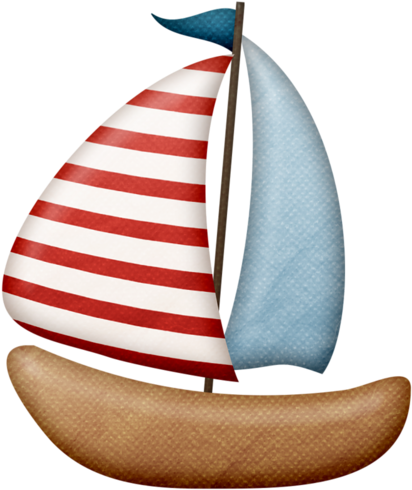 Sailboat Clipart Summer - Beach Boat Clipart (466x500), Png Download
