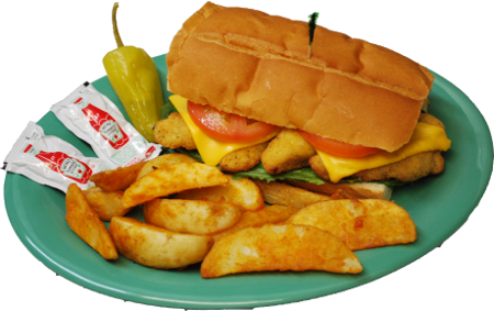 Chicken Sandwich (450x283), Png Download