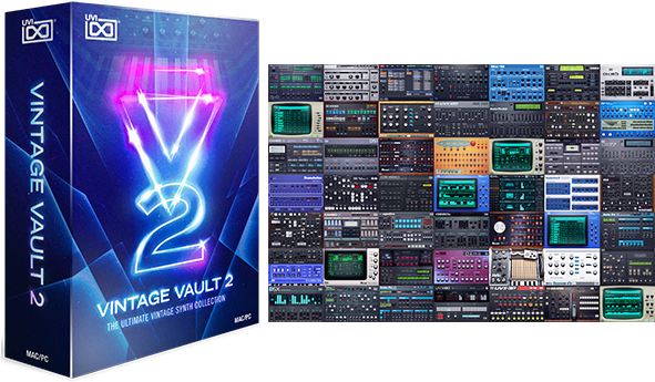 The Ultimate Vintage Synth Collection - Uvi Vintage Vault 2 (600x348), Png Download