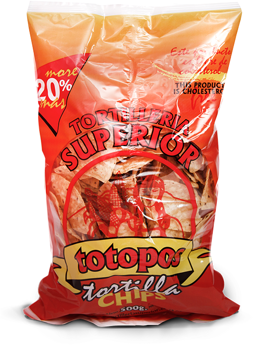 Corn Tortilla - La Superior Totopos (500x750), Png Download
