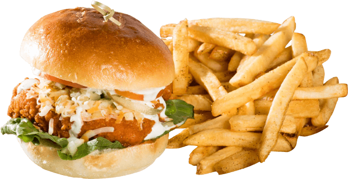 Fiery Buffalo Wild Chicken Crunch - Sandwich (705x705), Png Download