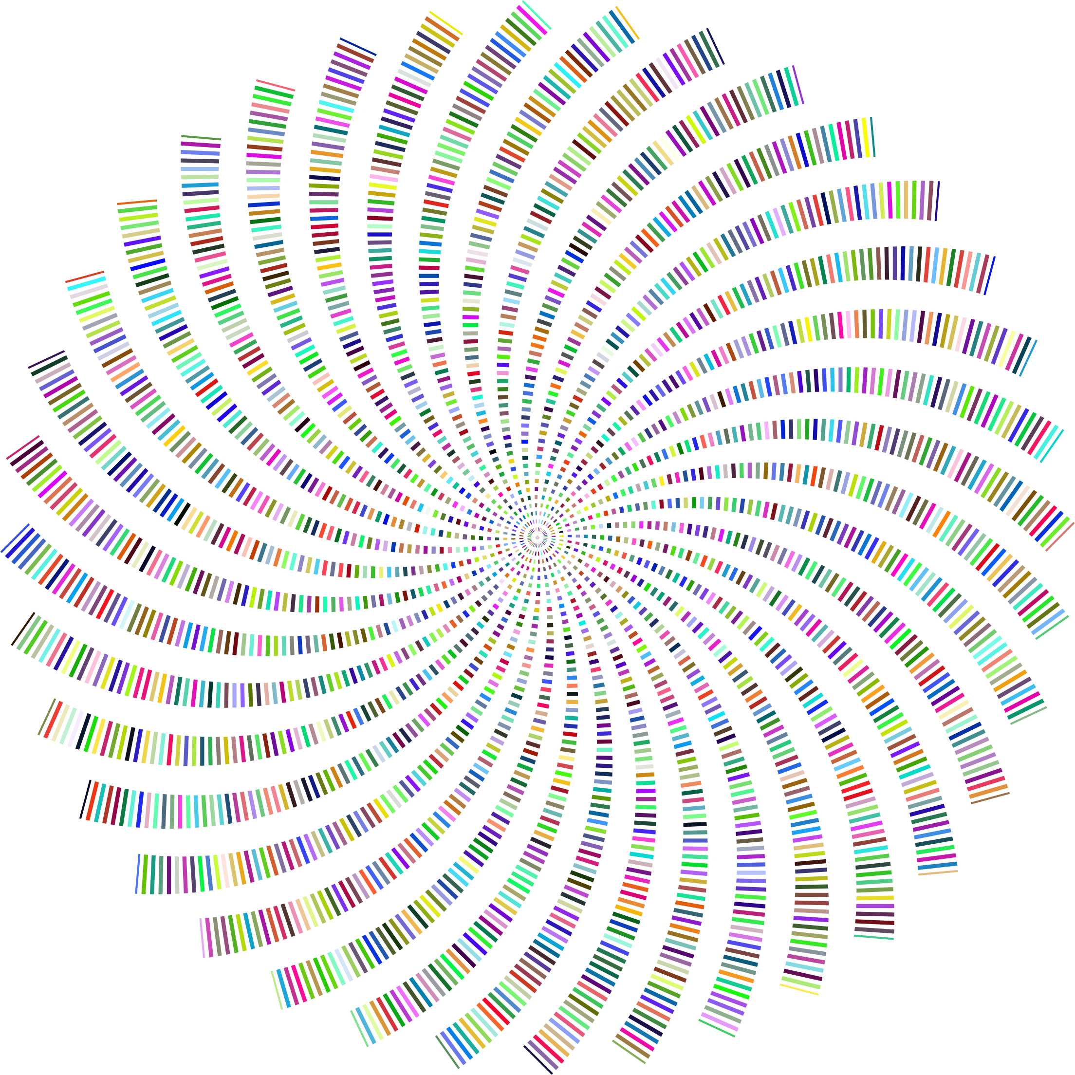 This Free Icons Png Design Of Striped Pinwheel Prismatic (2208x2208), Png Download