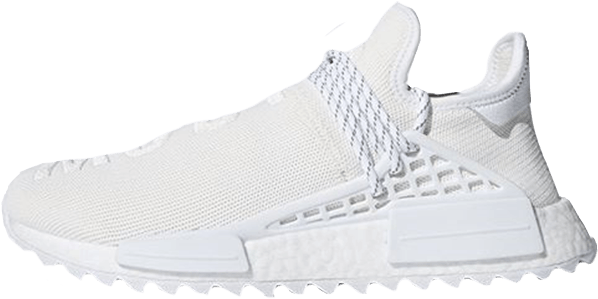 Pharrell X Adidas Hu Nmd Holi Cream Ac7031 - Shoe (640x387), Png Download