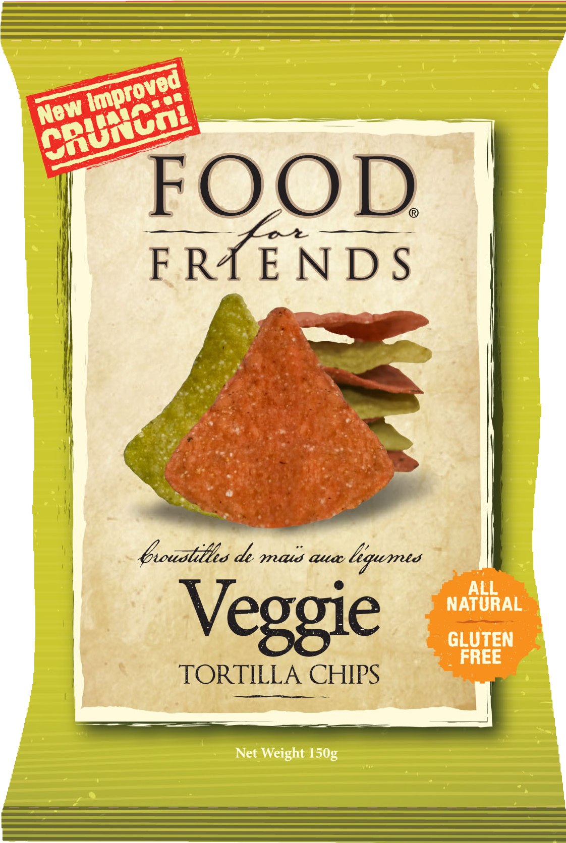 Veggie Tortilla Chips - Food For Friends Chips (1304x1812), Png Download