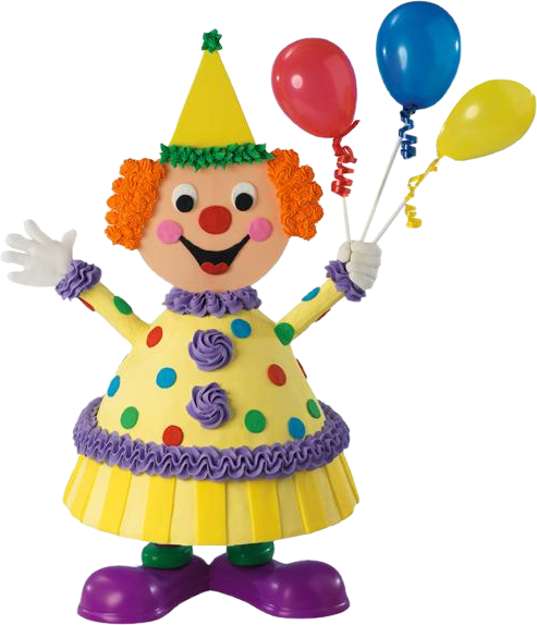 Desenho De Boneco Segurando Balões Bexigas Feliz A - Wilton Silly Feet Cake Stand (493x574), Png Download