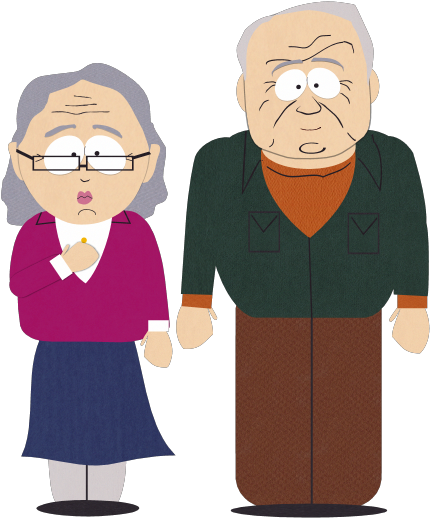 And Mrs - Garrison's Parents (960x540), Png Download