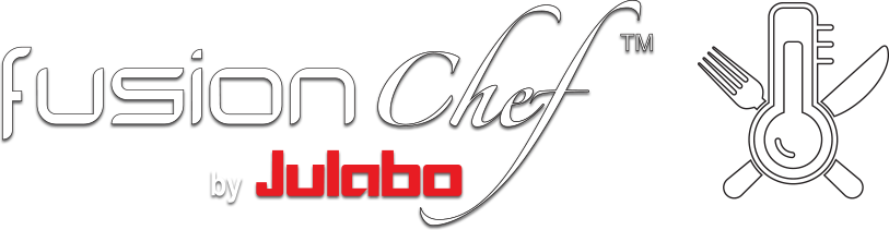 Logo With Icon - Fusion Chef Logo Png (813x211), Png Download