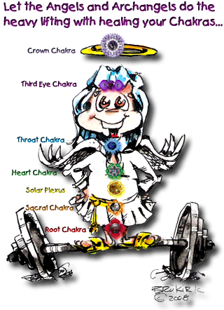 Chakra Locations - Chakras And Their Angels (319x450), Png Download