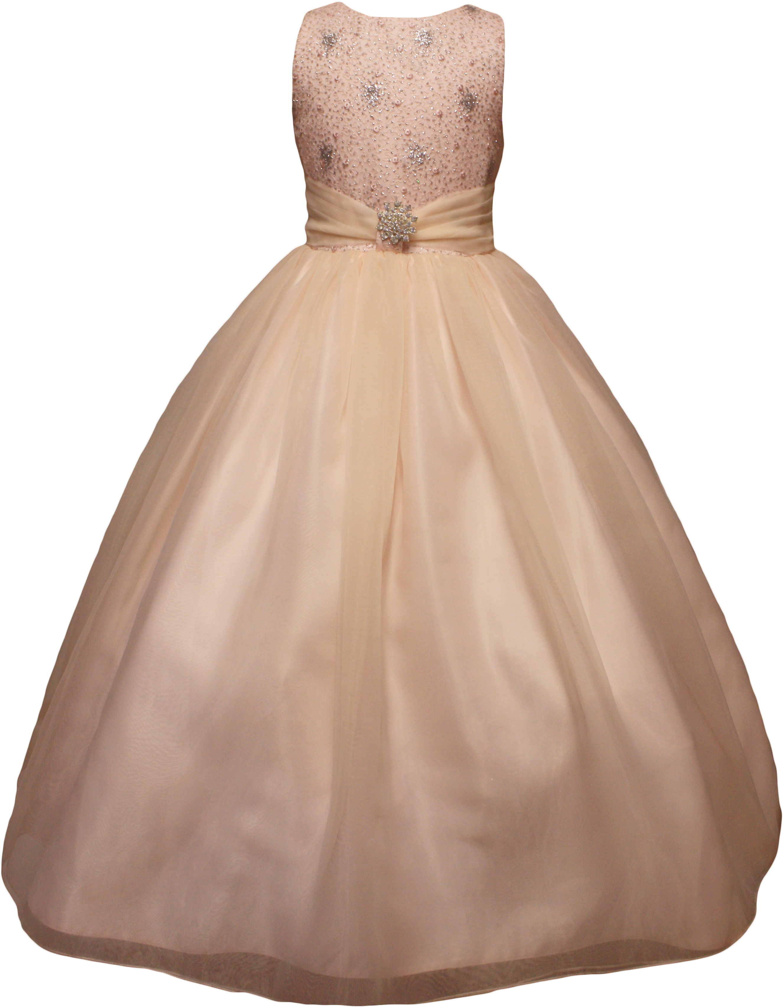 Girls Casual Dresses Blush - Gown (2692x3532), Png Download