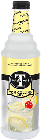 Mr Mrs T Tom Collins Mix - Mr & Mrs T Tom Collins Mix, 1 L Bottle (250x500), Png Download