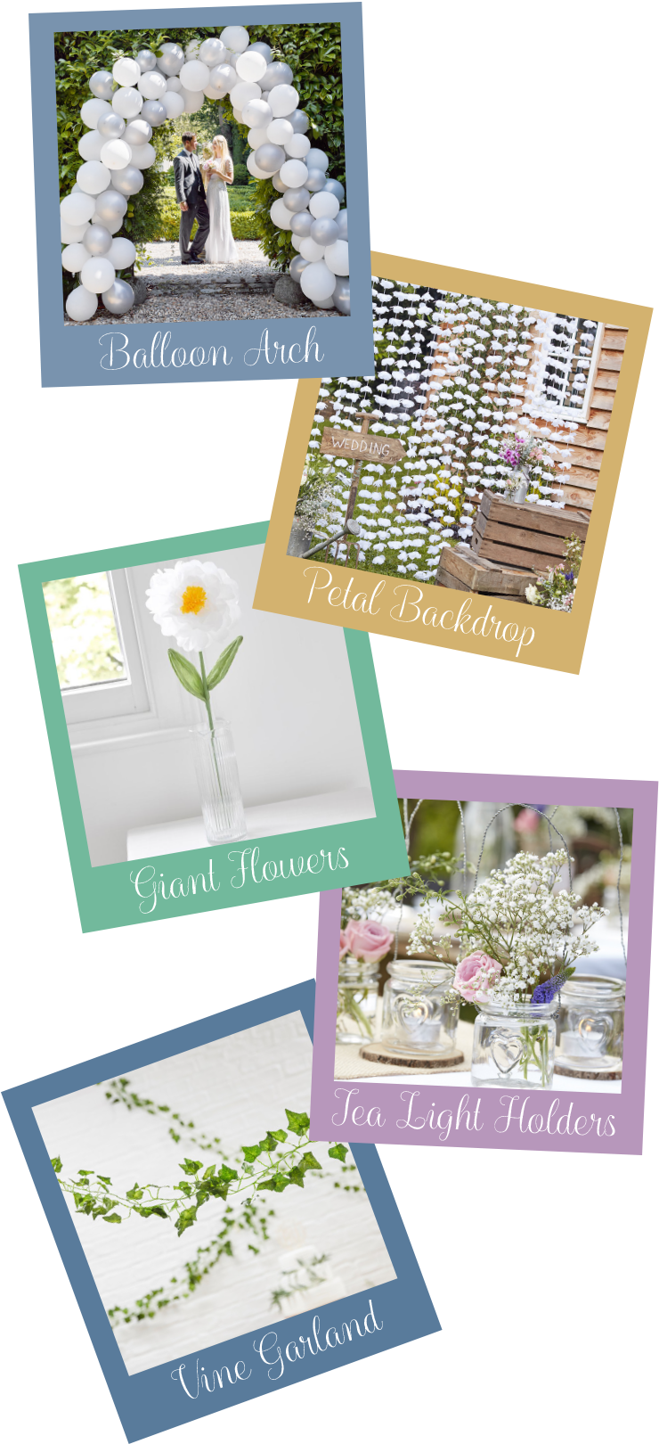 5 Favourite Wedding Decorations - Ginger Ray Decorative Vines (749x1626), Png Download