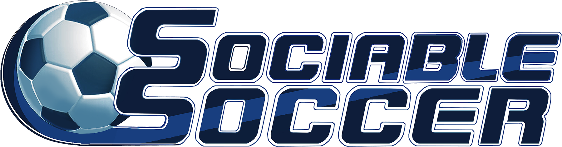 Sociable Soccer Logo (1800x473), Png Download