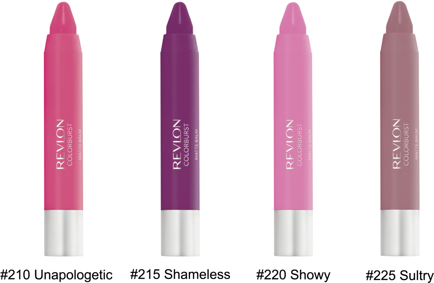 Revlon Colorburst - Revlon Colorburst Matte Balm Shades With Code Number (1600x1144), Png Download