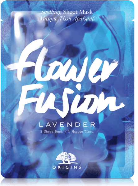 Flower Fusion& - Origins - Flower Fusion Lavender Soothing Sheet Mask (500x625), Png Download
