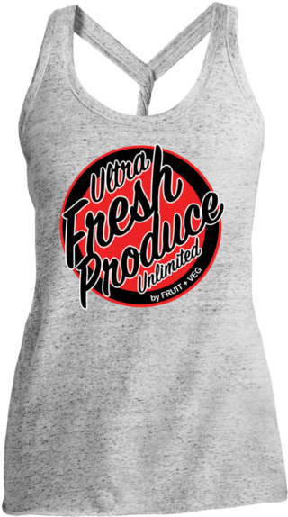 Ultra Fresh Red Tape Ladies Twist Back Tank - Active Tank (580x580), Png Download