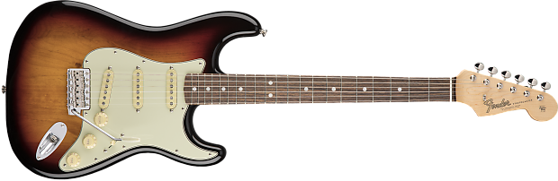 Fender American Original '60s Stratocaster Rw, 3-color - Fender Stratocaster Classic 60s (620x202), Png Download