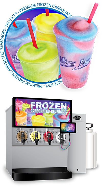 The Flavor Burst Frozen Carbonated Beverage System - Fcb Mix Flavor Burst (400x729), Png Download