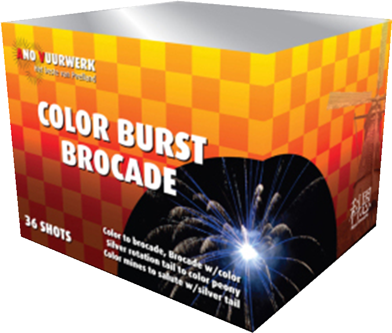 Rfc 141114 Color Burst Brocade ] - Box (800x800), Png Download