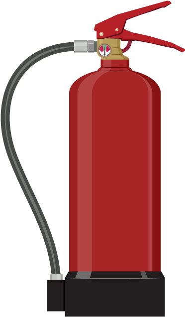 Fire Extinguisher Clipart - Fire Extinguisher Clipart Png (384x648), Png Download
