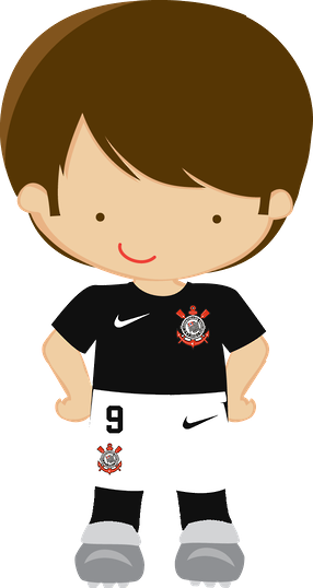 Minus Soccer Party, Sports Party, Soccer Ball, Cartoon - Jogador Minus (286x538), Png Download