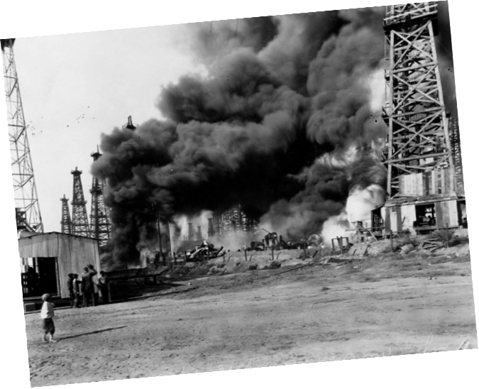 This Photograph Shows The Aftermath Of A Deadly Richfield - Smoke (675x548), Png Download