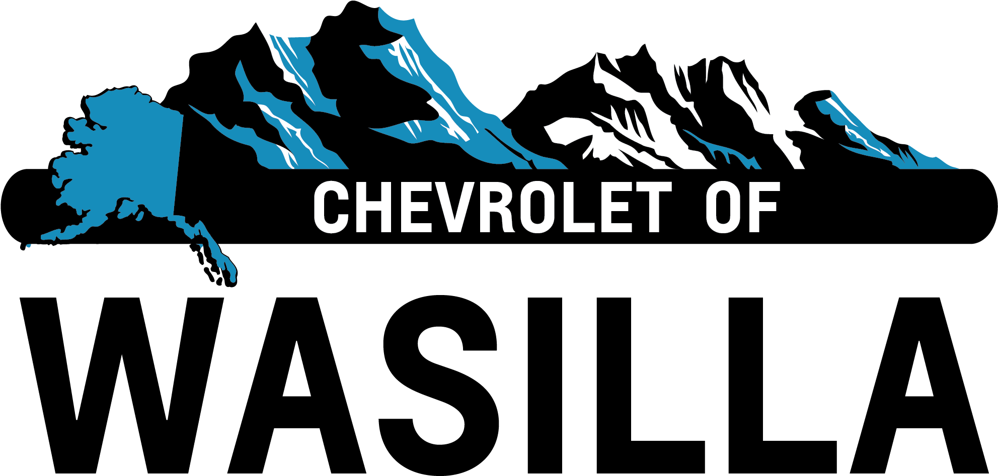 Chevrolet Of Wasilla (3366x980), Png Download