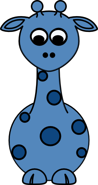 Cartoon Giraffe (318x597), Png Download